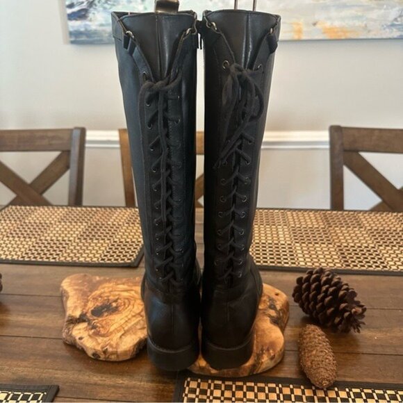Vintage Soft Leather Black Equestrian Riding Boots Women’s Size 40 / US 10 - Picture 9 of 15
